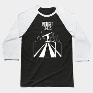 Midnight Circus Tour 2024 (White) Baseball T-Shirt